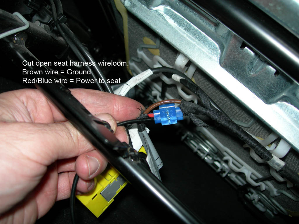 DIY Sport Seat swap into E90 without power seats - BMW 3-Series (E90 E92)  Forum Heated Seat Wiring Diagram Bimmerpost