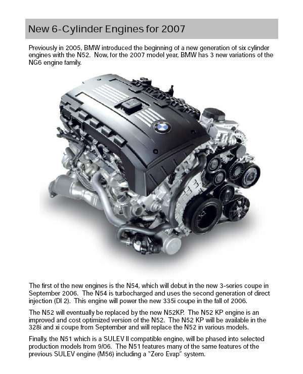 2007 Engine Tech: How the N54 works (must read!!!)