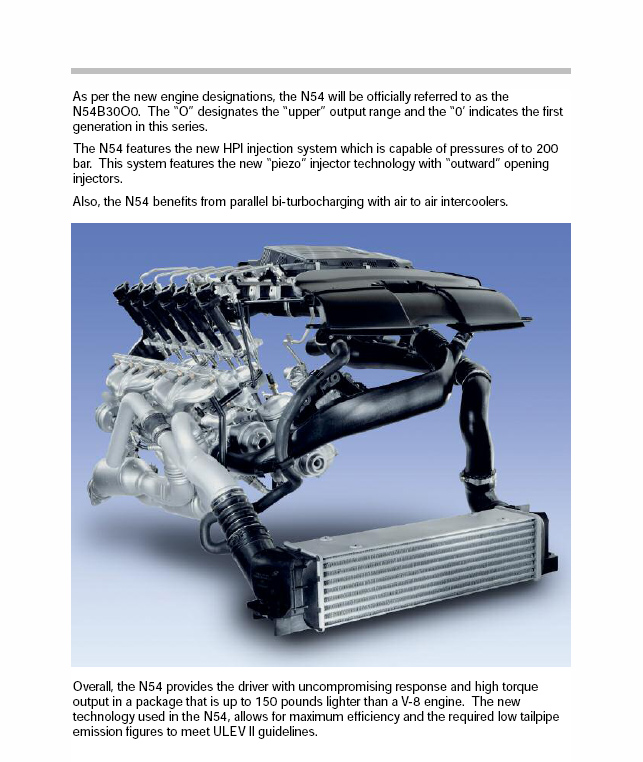 2007 Engine Tech: How the N54 turbo engine works (must read!!!)