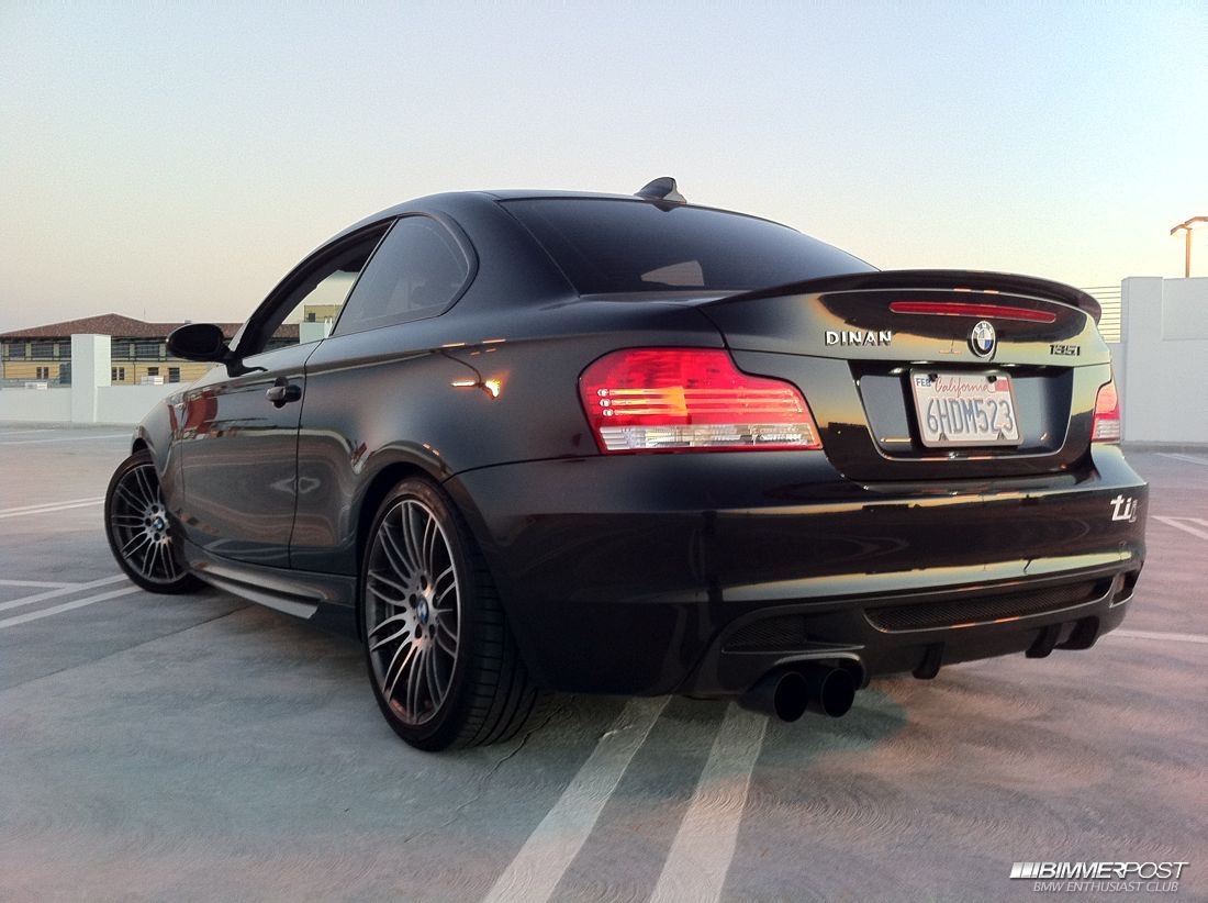 Black bmw 135i badges #4