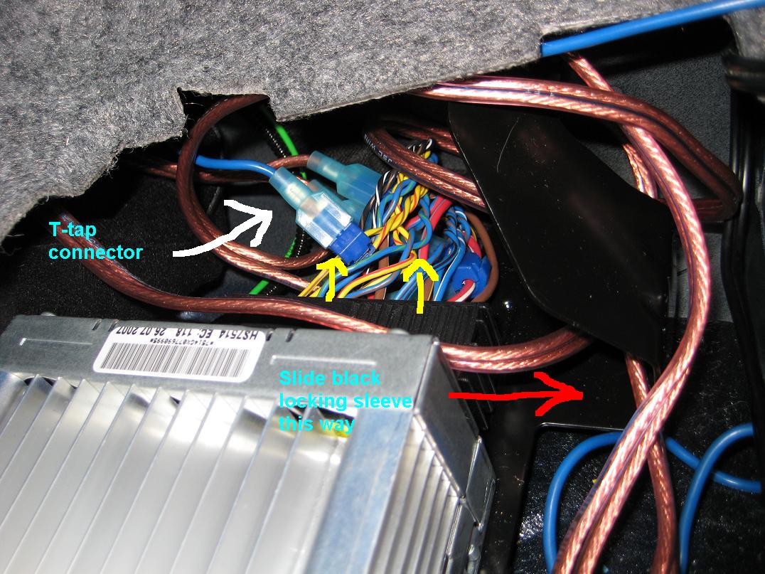 Diy Amplifier Sub Install For E92, Bmw E92 Amp Wiring Diagram