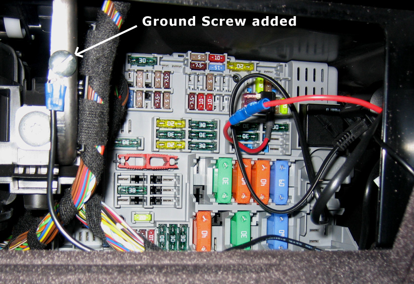 DIY Boost gauge install 2006 BMW e90 using fuse box tap factory alarm wiring diagram 2000 bmw 323i 