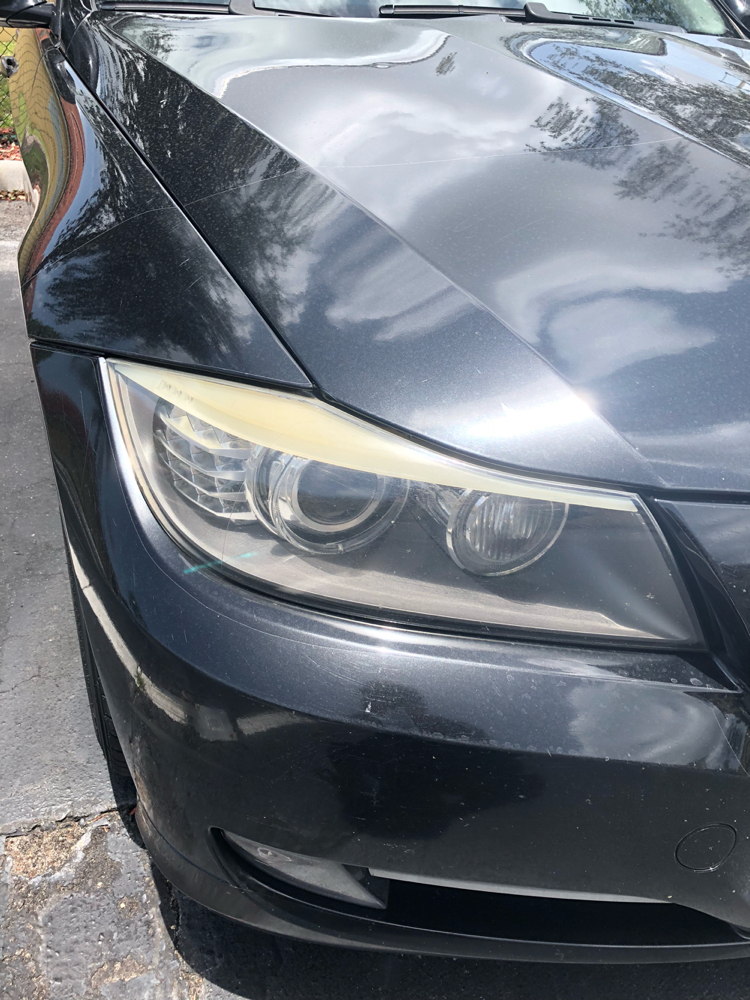 Z4 E85 carbon front eyebrows eyelids headlights 