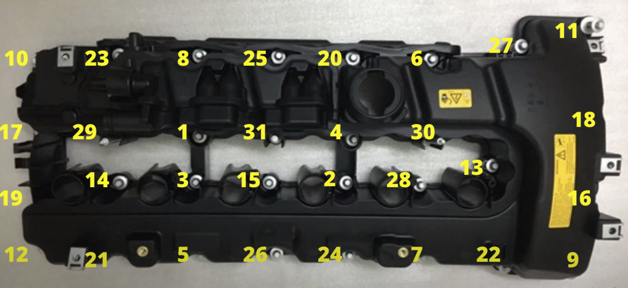 N54 valve store cover