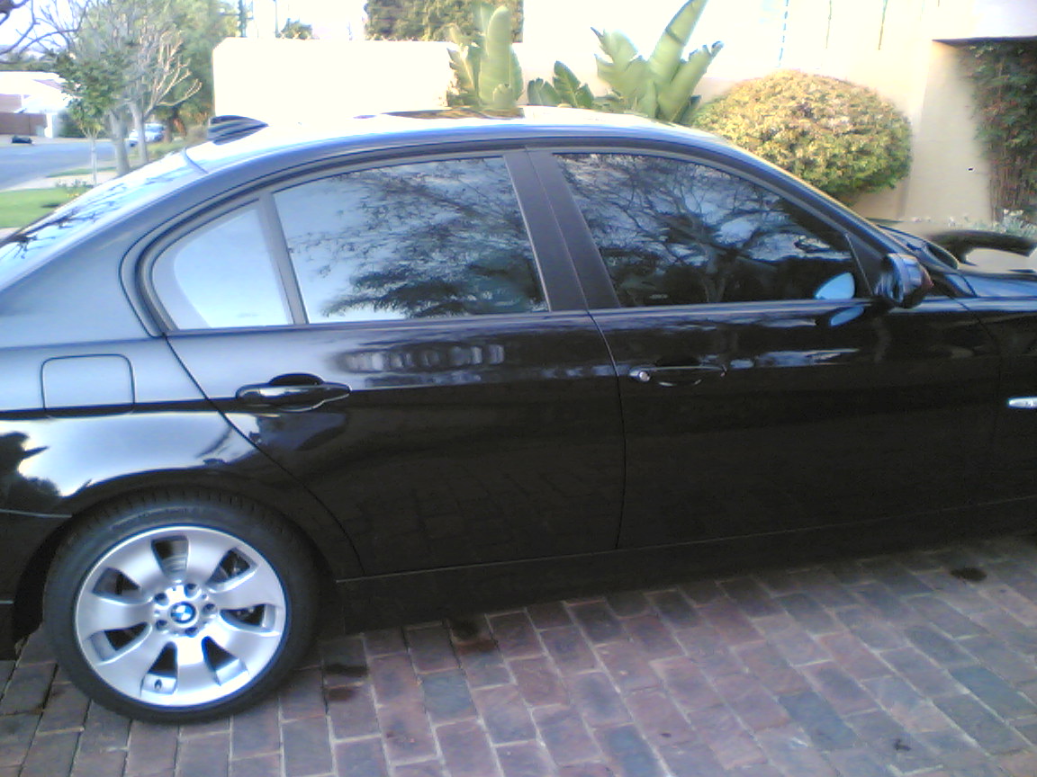 BMW 3 SERIES E90 4-DOOR  2005-2011 5% LIMO REAR PRE CUT WINDOW TINT 