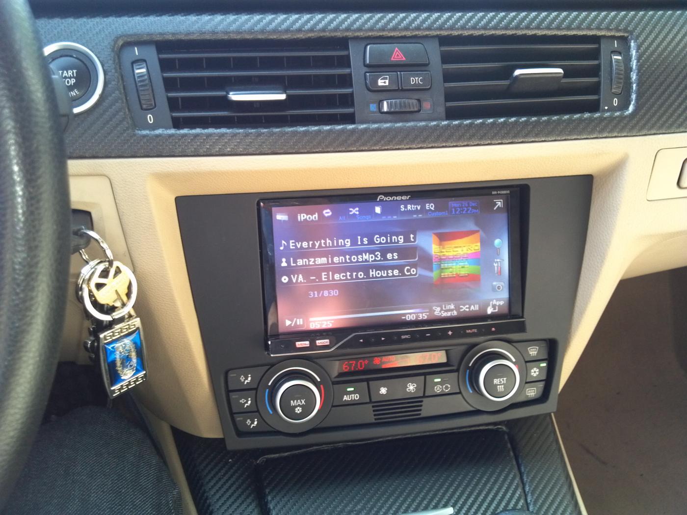 New radio installed pics - BMW 3-Series (E90 Forum
